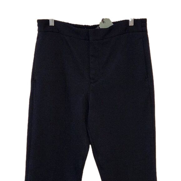 All Saints Agden Black Cropped Trouser Pants Zippered Ankle Men's 34 - Picture 3 of 13